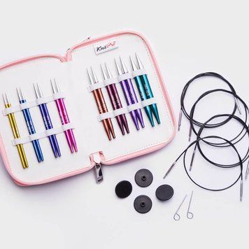 47425 Набір укорочених знімних спиць Zing KnitPro (10см)