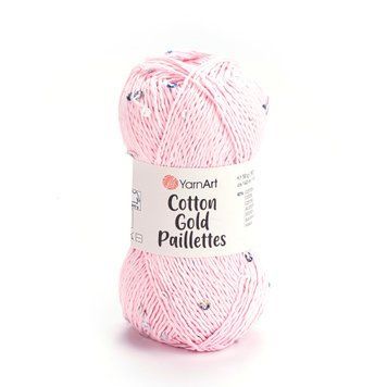 Cotton Gold Paillettes 7107
