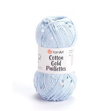 Cotton Gold Paillettes 7109