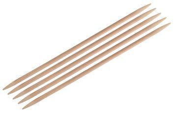Спиці шкарпеткові 20 см Basix Birch Wood KnitPro, 35122, 6.50 мм