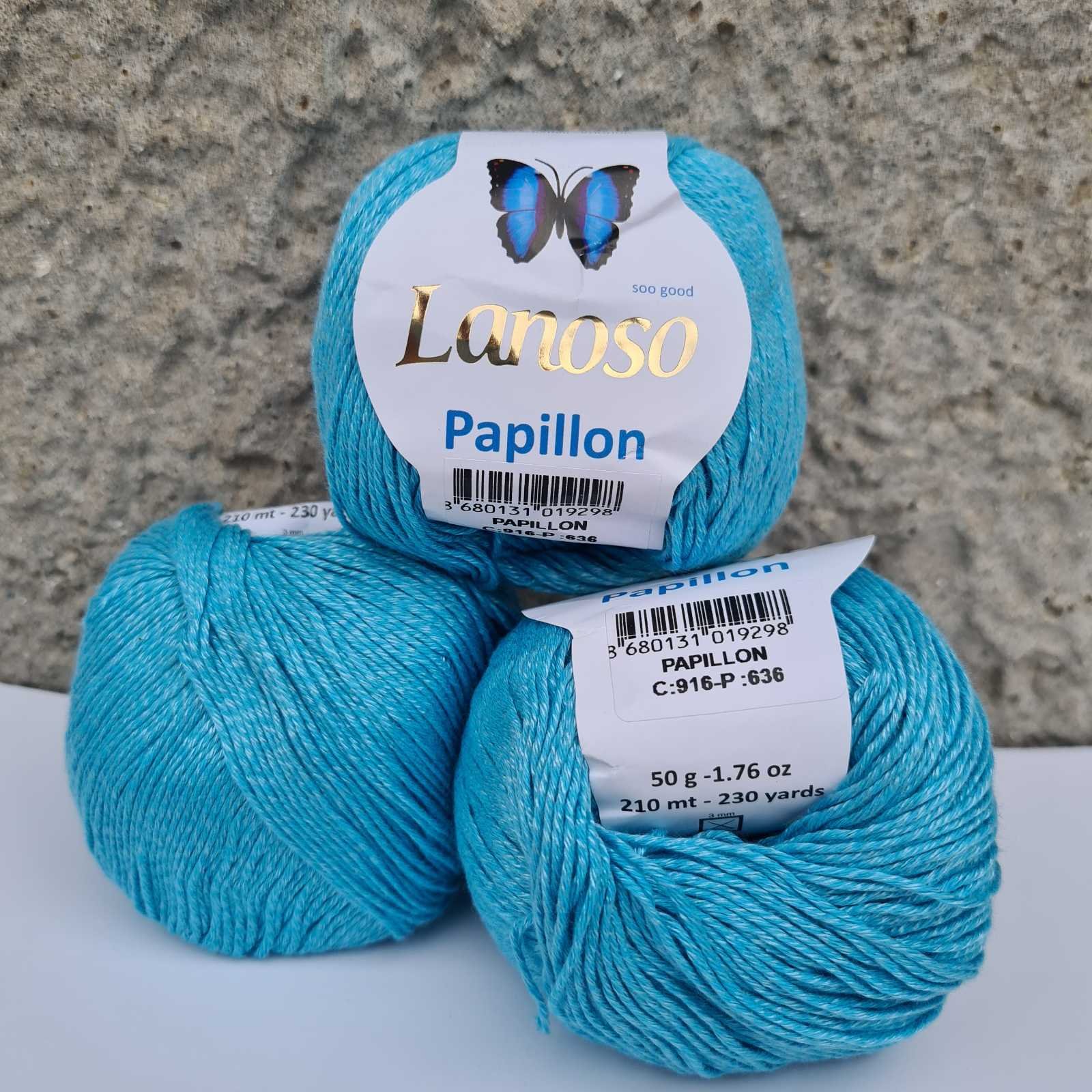 Papillon 916 блакитний, Блакитний