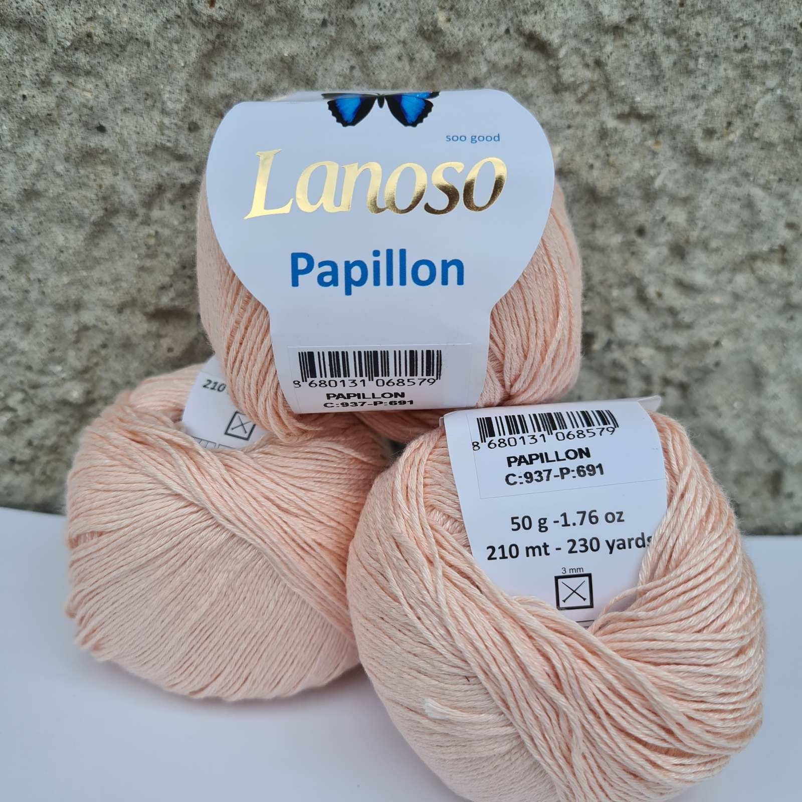 Papillon 937 персик, Рожевий