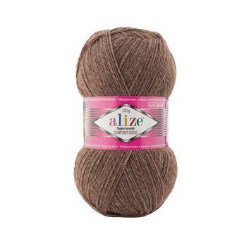 SUPERWASH COMFORT SOCKS 240 - коричневый меланж