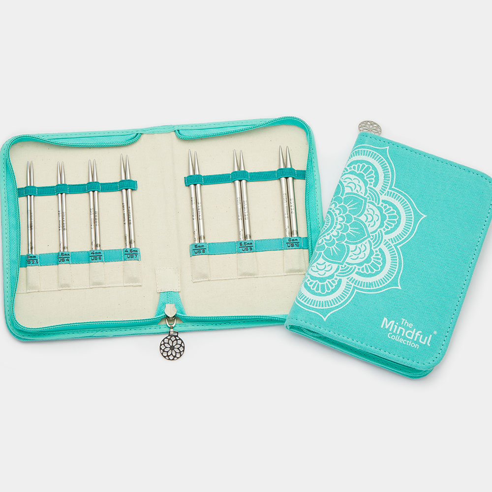36302 НАБІР ЗЙОМНИХ ПОВОРОТНИХ МЕТАЛЕВИХ СПИЦЬ 13СМ &laquo;THE BELIEVE SET&raquo; MINDFUL COLLECTION KNITPRO