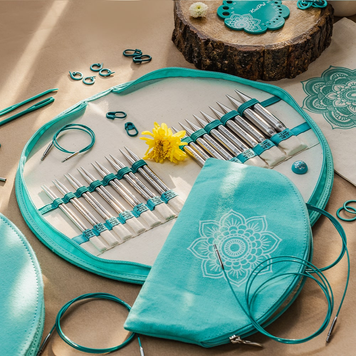 36310 НАБІР ЗЙОМНИХ ПОВОРОТНИХ МЕТАЛЕВИХ СПІЦ 10СМ &laquo;THE WARMTH SET&raquo; MINDFUL COLLECTION KNITPRO