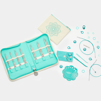36311 НАБІР ЗЙОМНИХ ПОВОРОТНИХ МЕТАЛЕВИХ СПІЦ 10СМ &laquo;THE KINDNESS SET&raquo; MINDFUL COLLECTION KNITPRO
